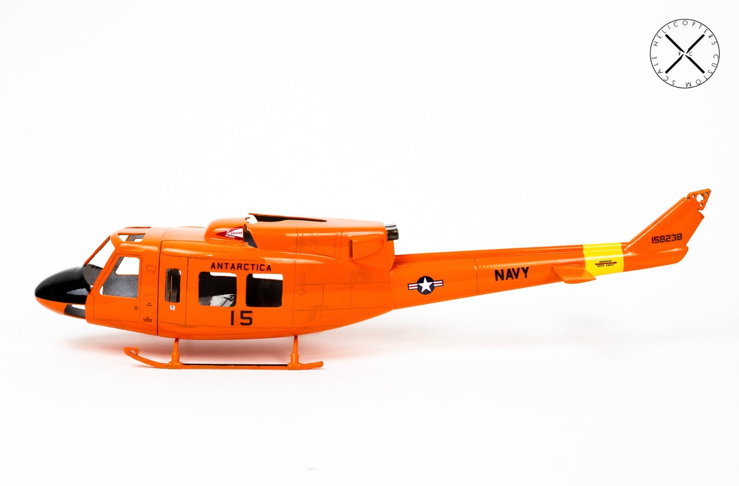 B212 UH-1N 158238 US NAVY ANTARCTICA RC Scale Helicopter Replica