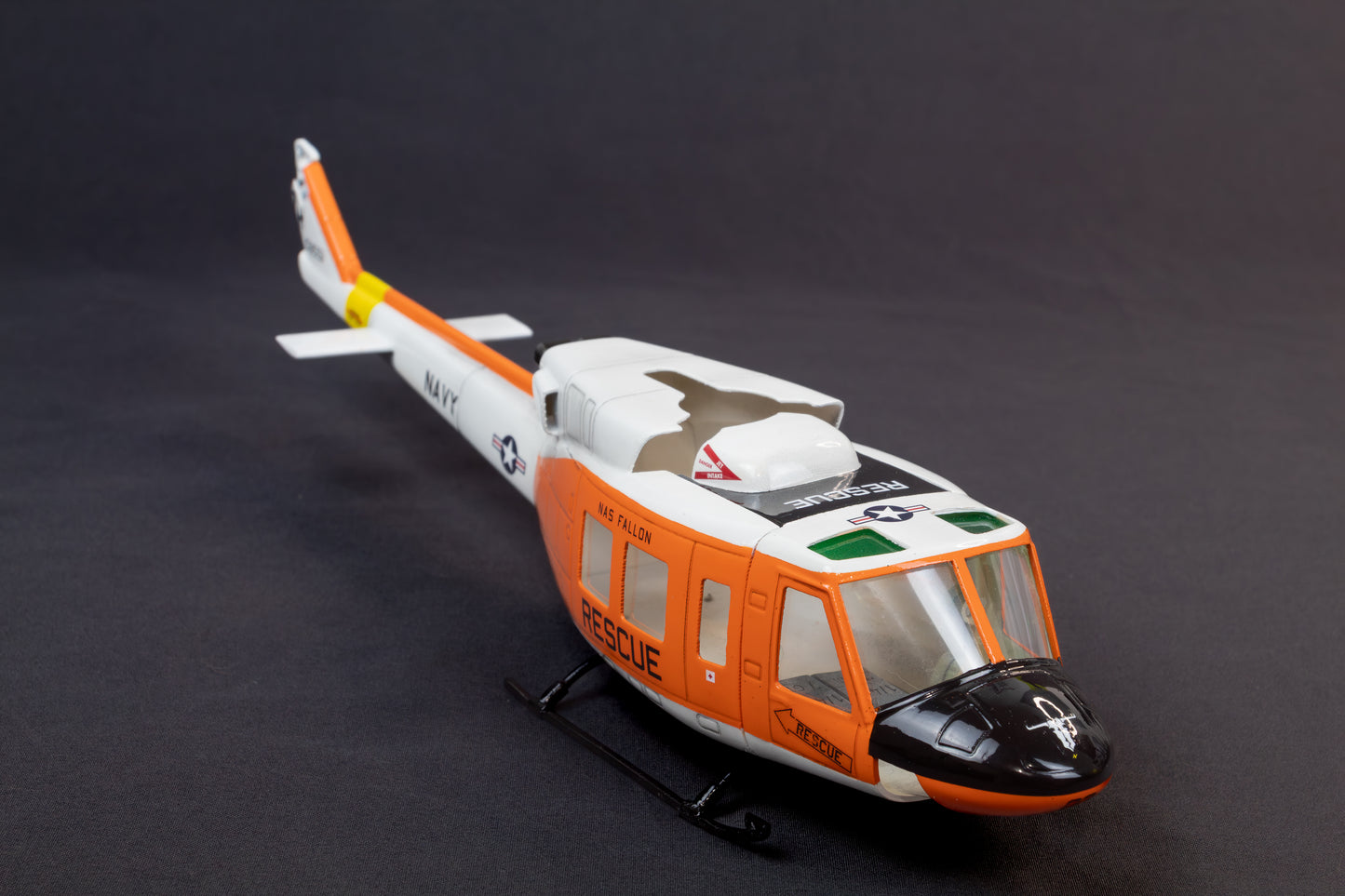 Bell 212 UH-1N Navy Rescue RC Scale Helicopter Replica for OMPHobby M1 and others 100's Size