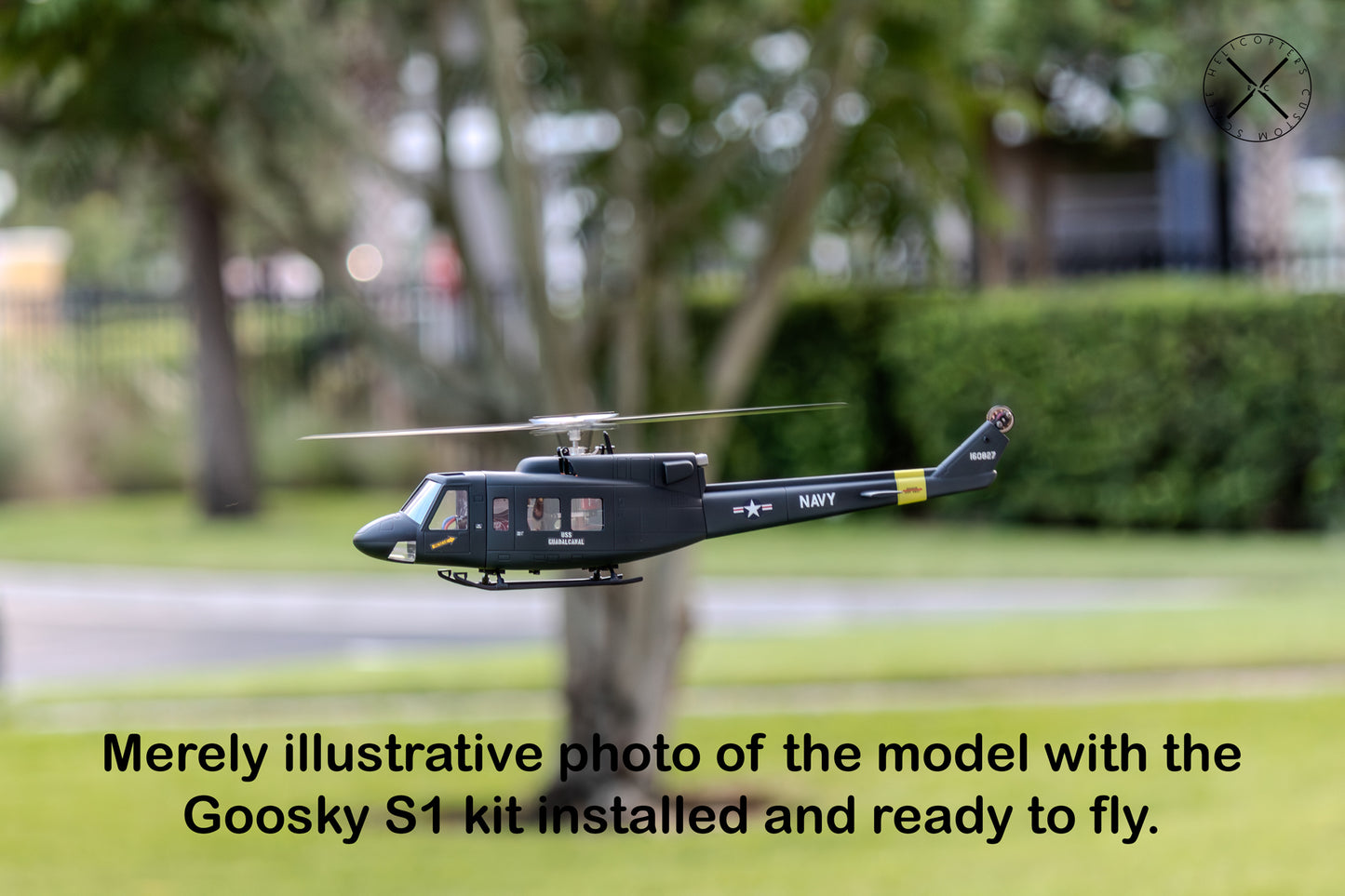 B212 UH-1N USS GUADALCANAL RC Scale Helicopter Replica
