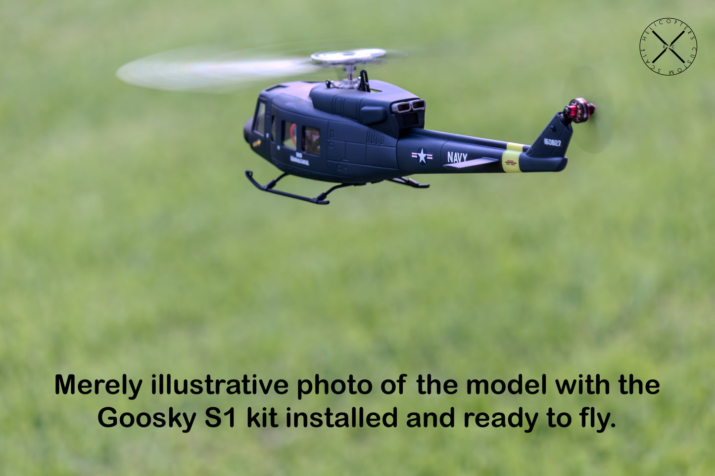 B212 UH-1N USS GUADALCANAL RC Scale Helicopter Replica