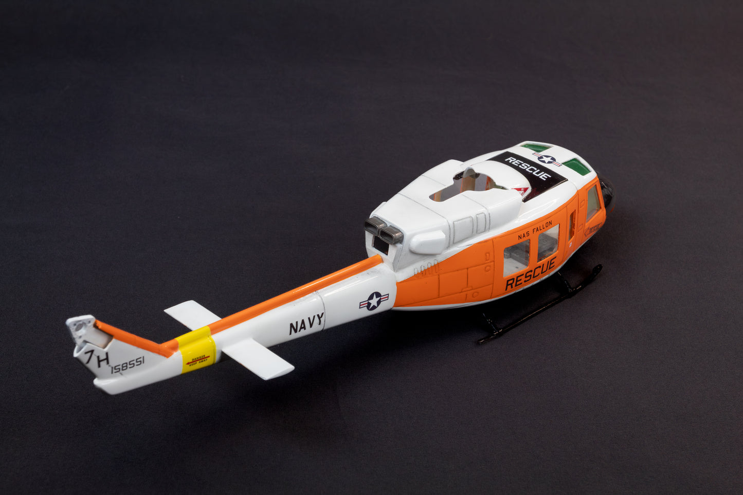 Bell 212 UH-1N Navy Rescue RC Scale Helicopter Replica for OMPHobby M1 and others 100's Size