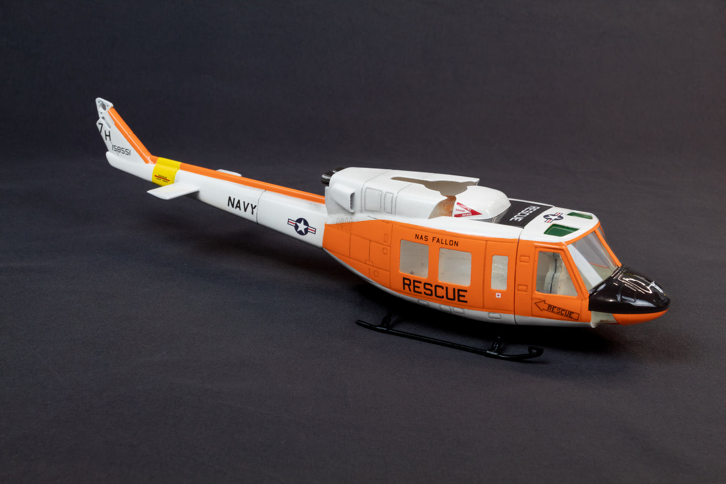Bell 212 UH-1N Navy Rescue RC Scale Helicopter Replica for OMPHobby M1 and others 100's Size