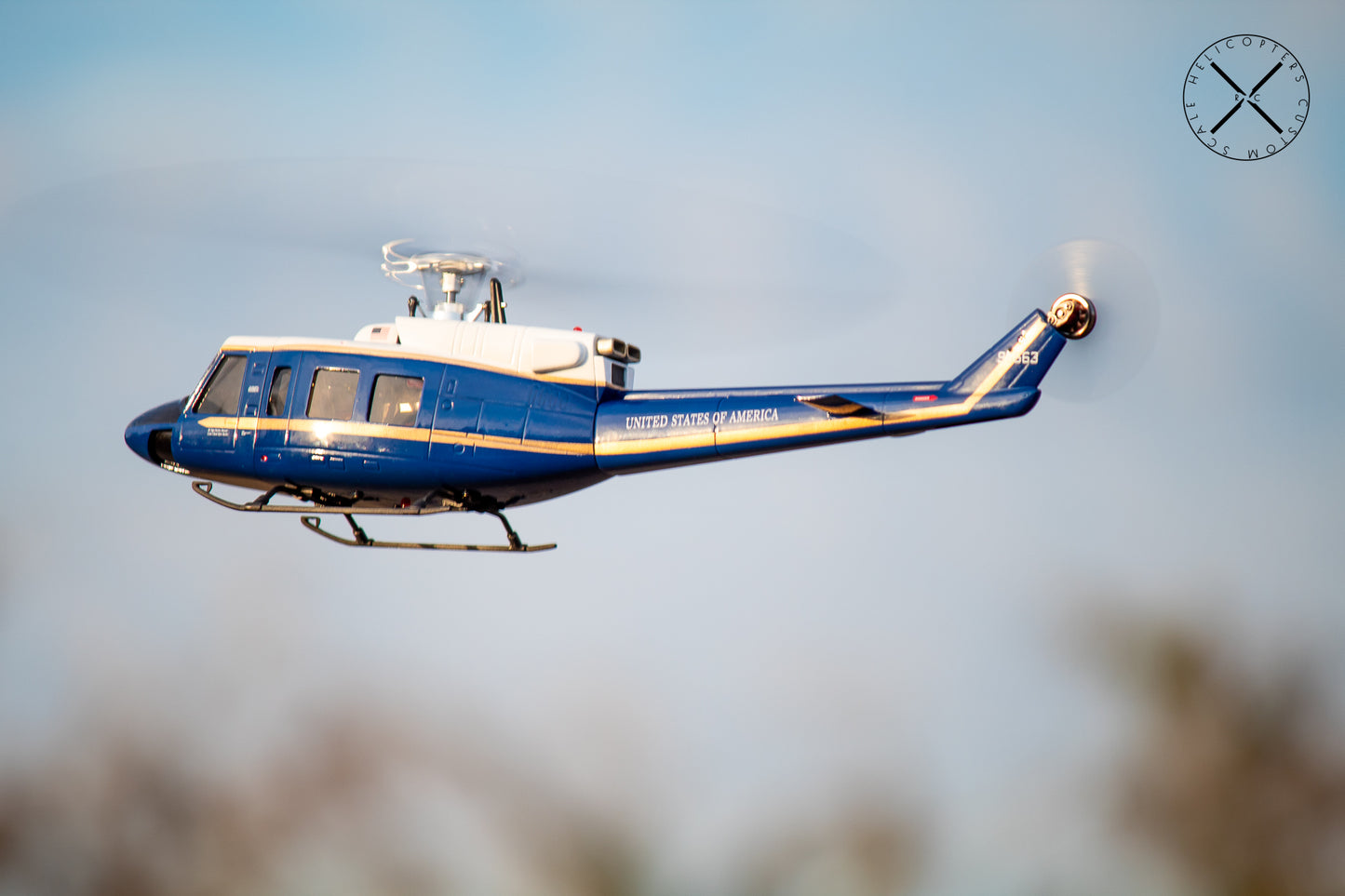 B212 UH-1N 1St Squadron United States of America RC Helicopter Replica