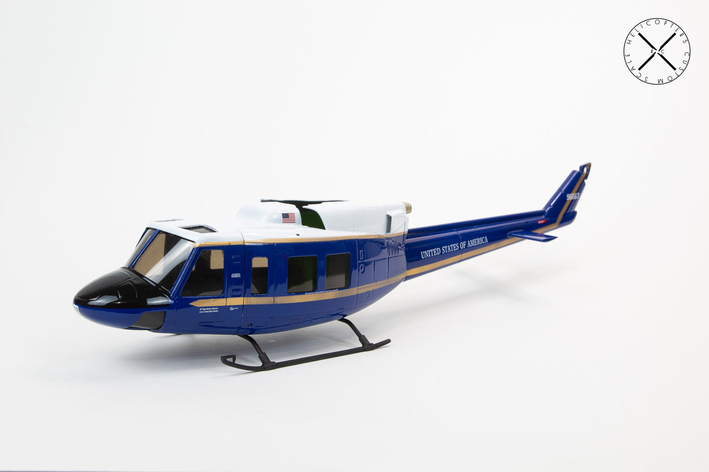 B212 UH-1N United States 1st Squadron RC Scale Helicopter Replica