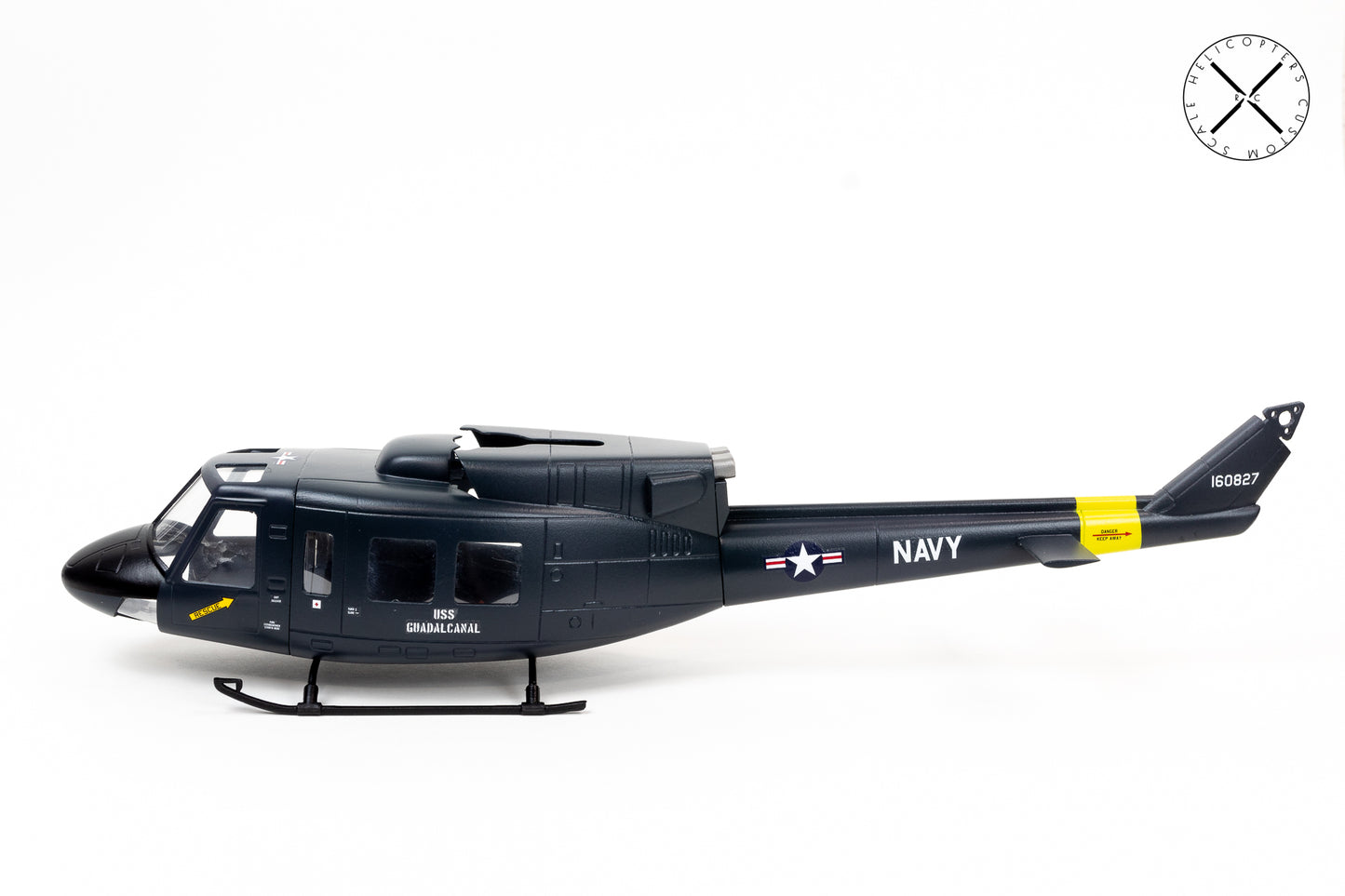 B212 UH-1N USS GUADALCANAL RC Scale Helicopter Replica