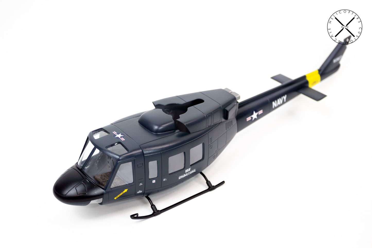 B212 UH-1N USS GUADALCANAL RC Scale Helicopter Replica