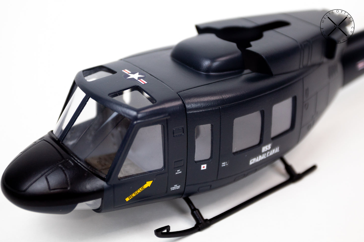 B212 UH-1N USS GUADALCANAL RC Scale Helicopter Replica