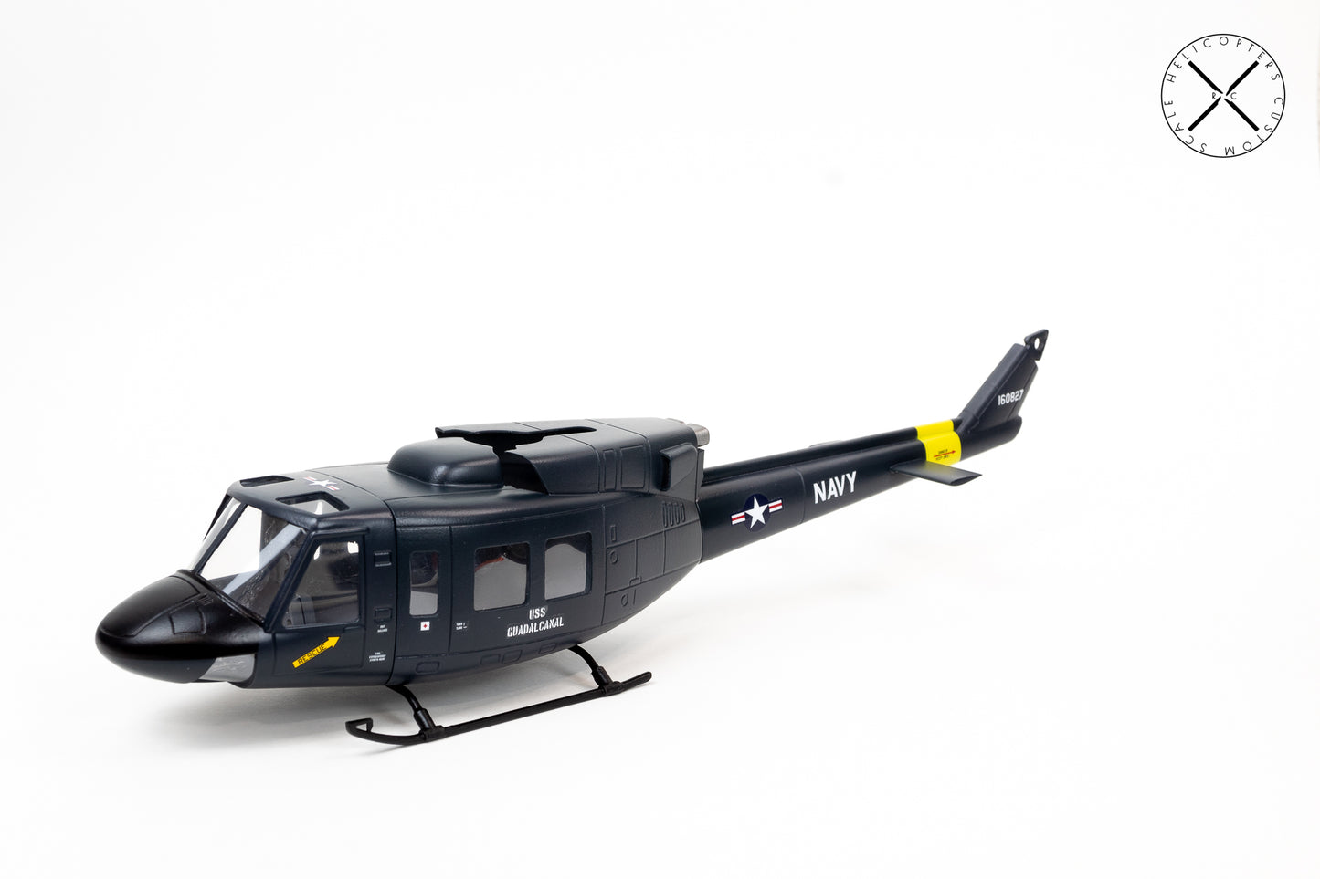 B212 UH-1N USS GUADALCANAL RC Scale Helicopter Replica