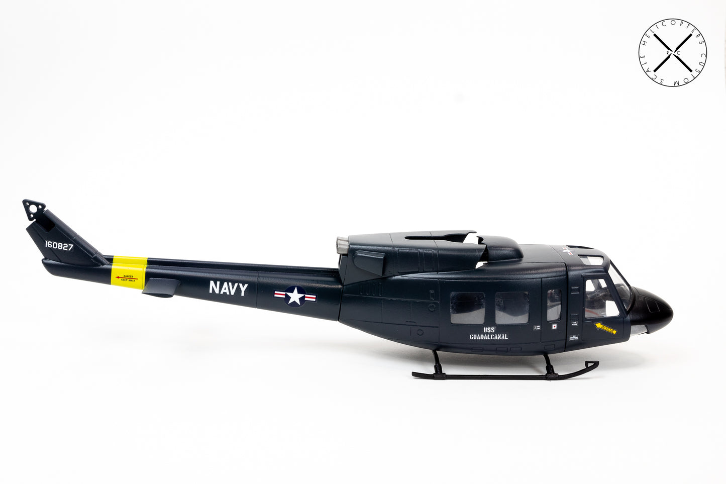 B212 UH-1N USS GUADALCANAL RC Scale Helicopter Replica