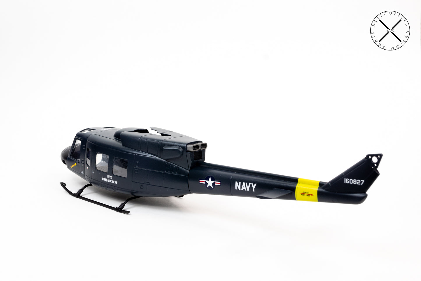 B212 UH-1N USS GUADALCANAL RC Scale Helicopter Replica
