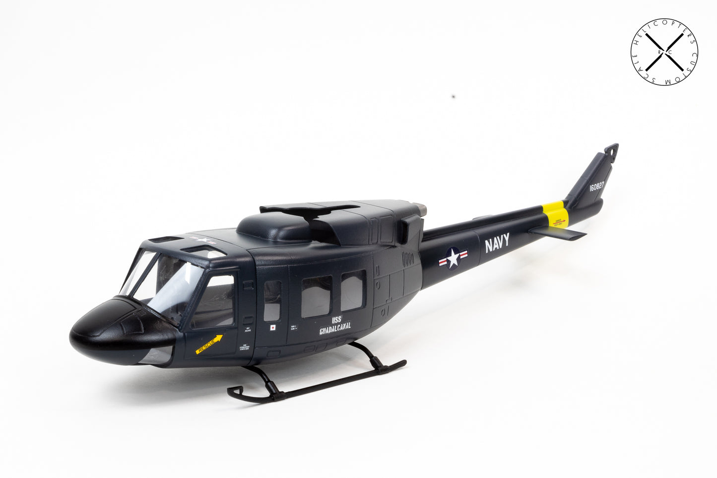B212 UH-1N USS GUADALCANAL RC Scale Helicopter Replica