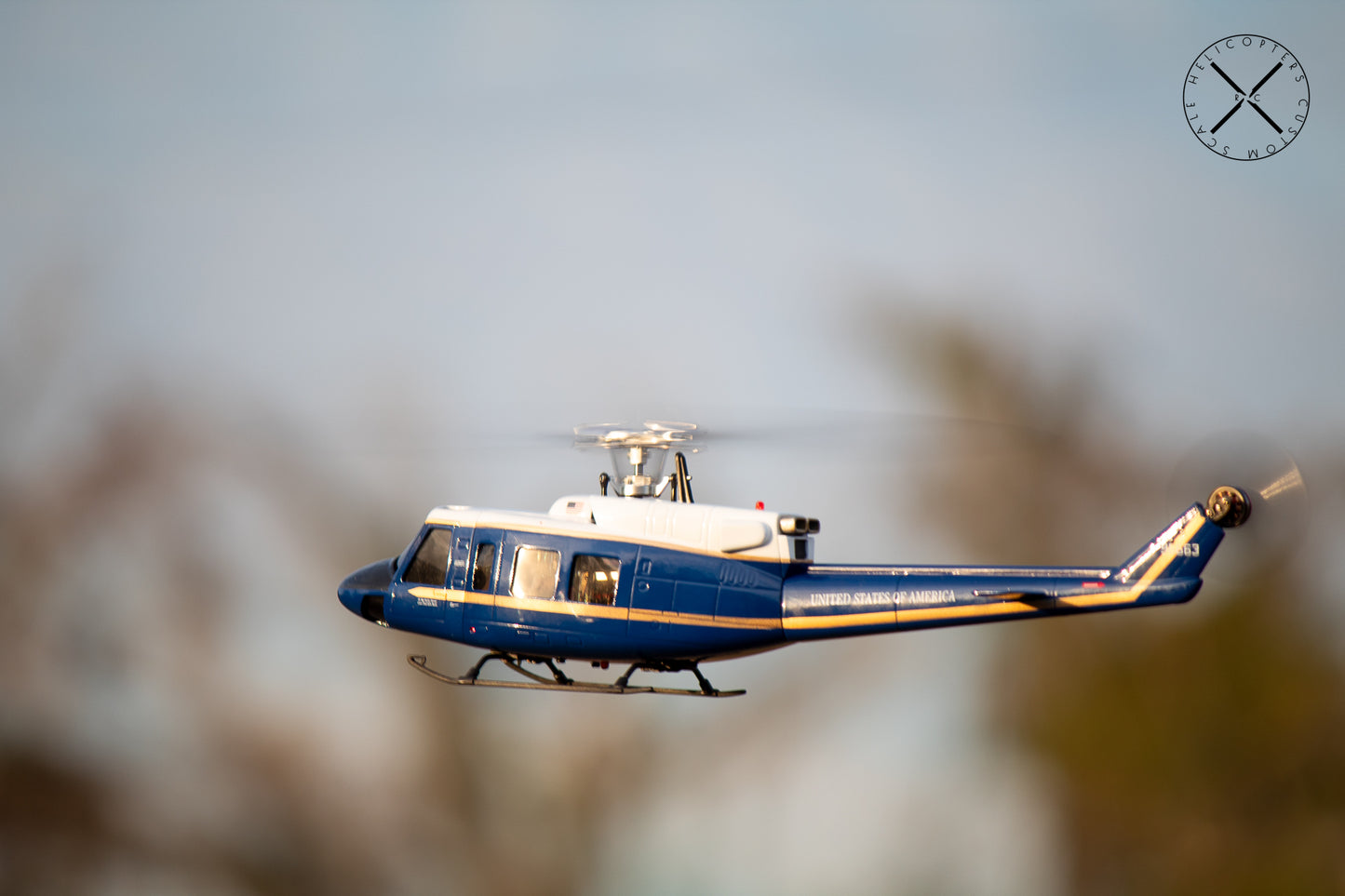 B212 UH-1N 1St Squadron United States of America RC Helicopter Replica