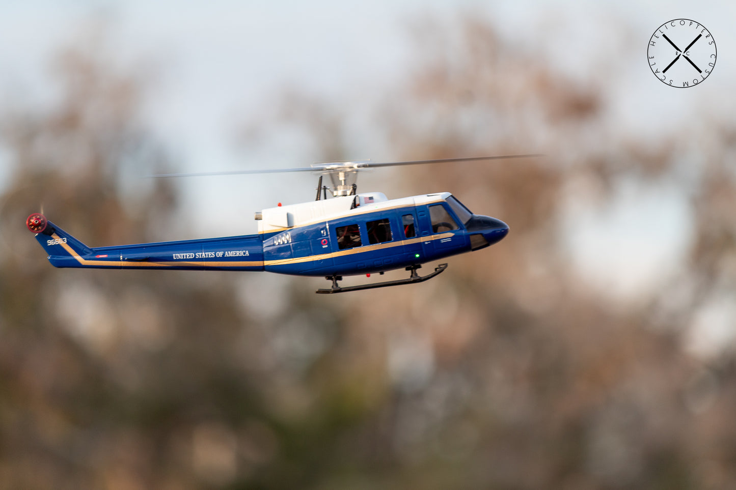 B212 UH-1N 1St Squadron United States of America RC Helicopter Replica