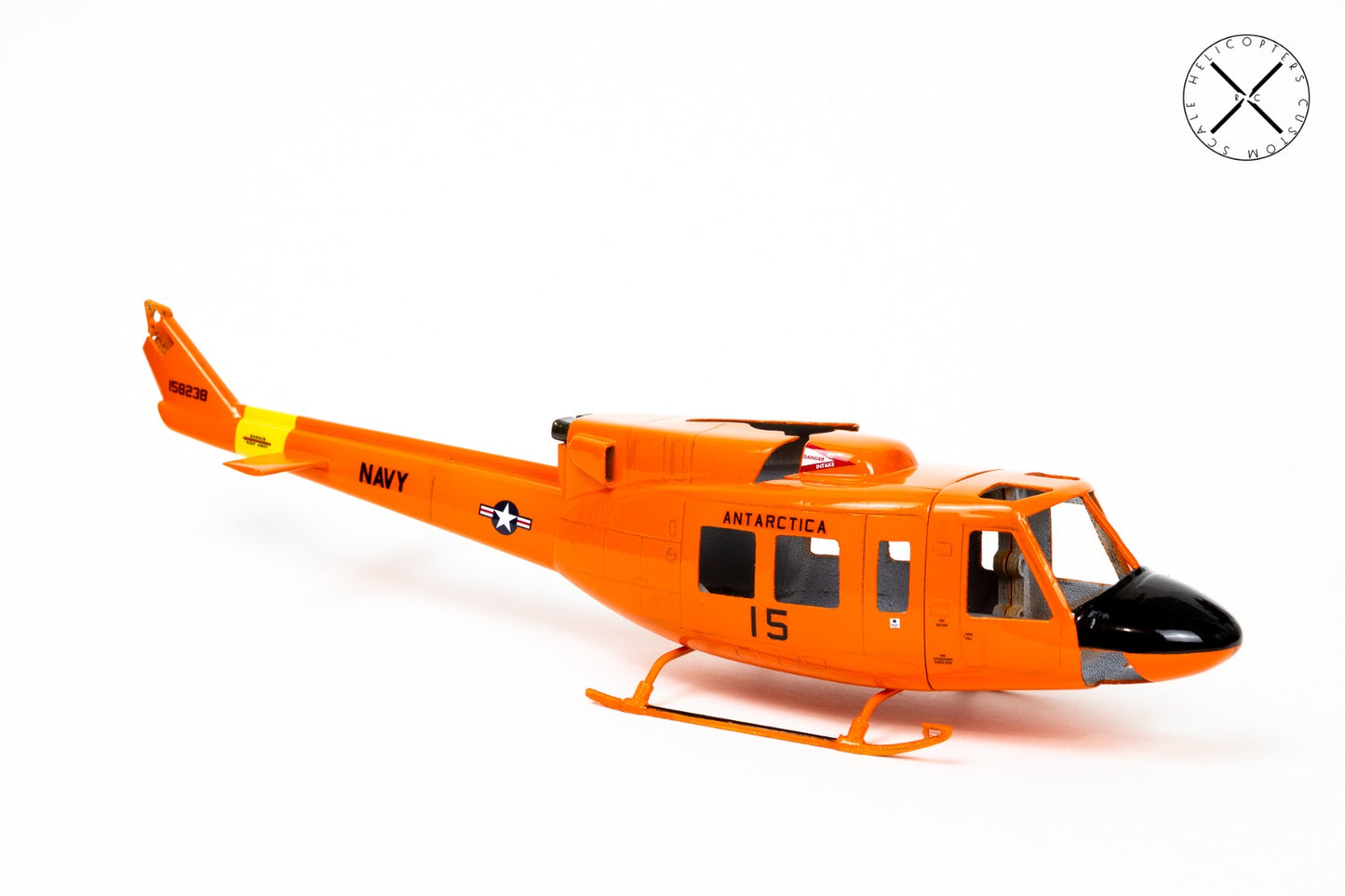 B212 UH-1N 158238 US NAVY ANTARCTICA RC Scale Helicopter Replica