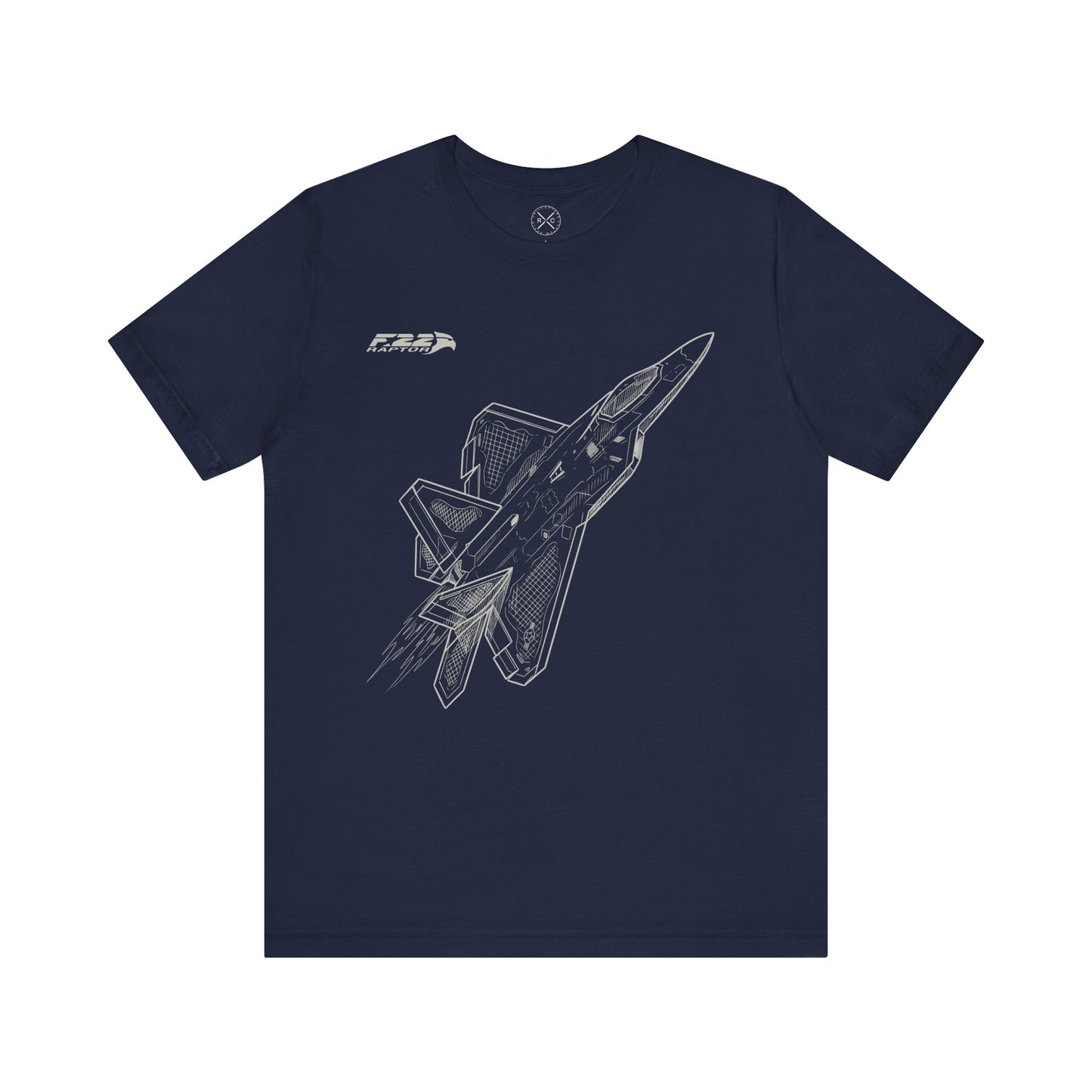 F-22 Raptor Fighter Jet T-Shirt – Stealth Air Superiority Aircraft Tee – Military Aviation Gift for Pilots & Avgeeks