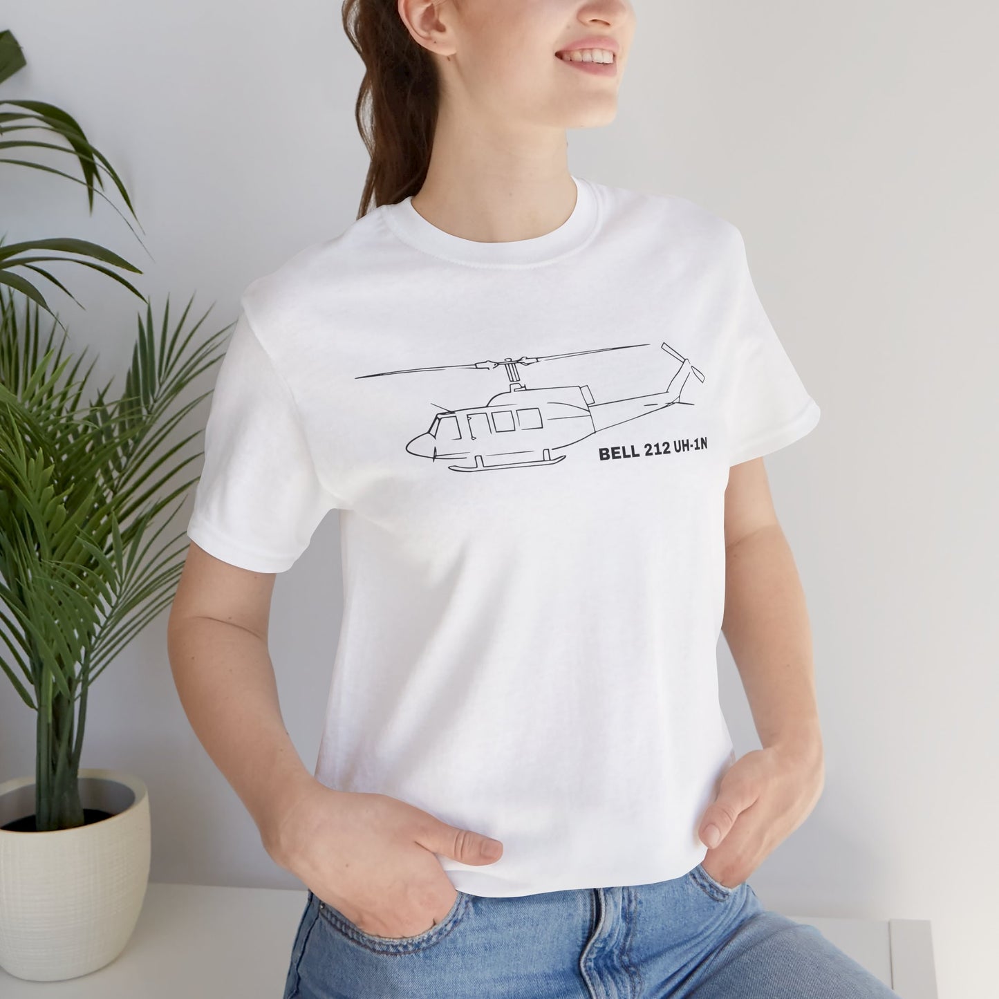 Bell 212 UH-1N Helicopter Shirt – Aviation T-Shirt for Pilots & RC Helicopter Fans – Bella Canvas Unisex Tee