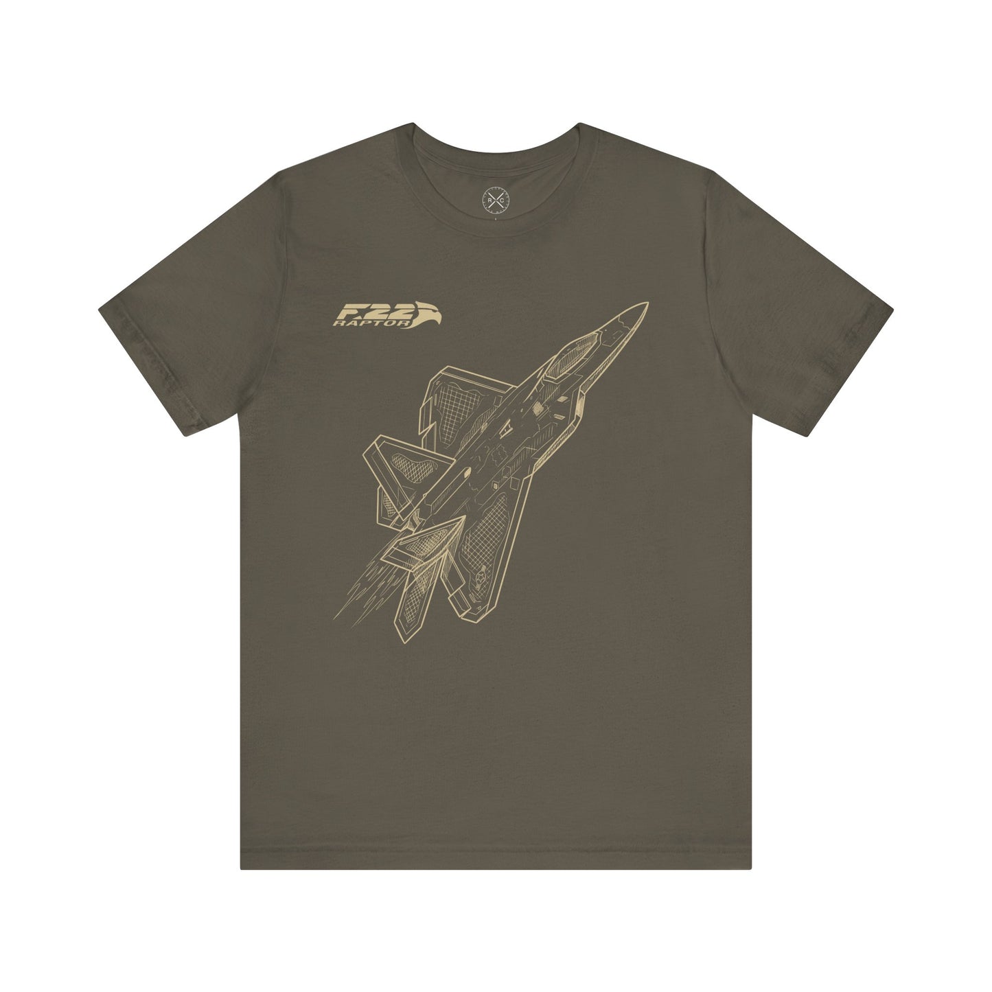 F-22 Raptor Fighter Jet T-Shirt – Stealth Air Superiority Aircraft Tee – Military Aviation Gift for Pilots & Avgeeks