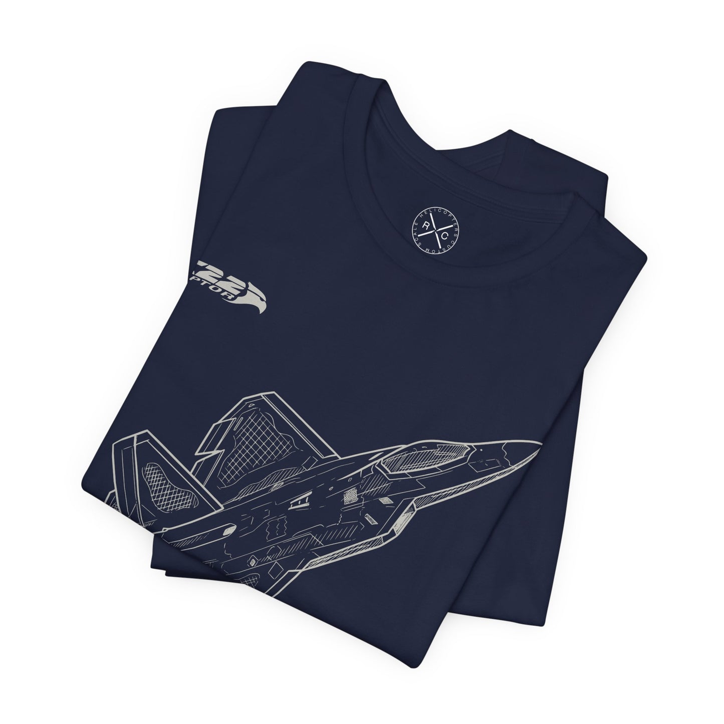 F-22 Raptor Fighter Jet T-Shirt – Stealth Air Superiority Aircraft Tee – Military Aviation Gift for Pilots & Avgeeks