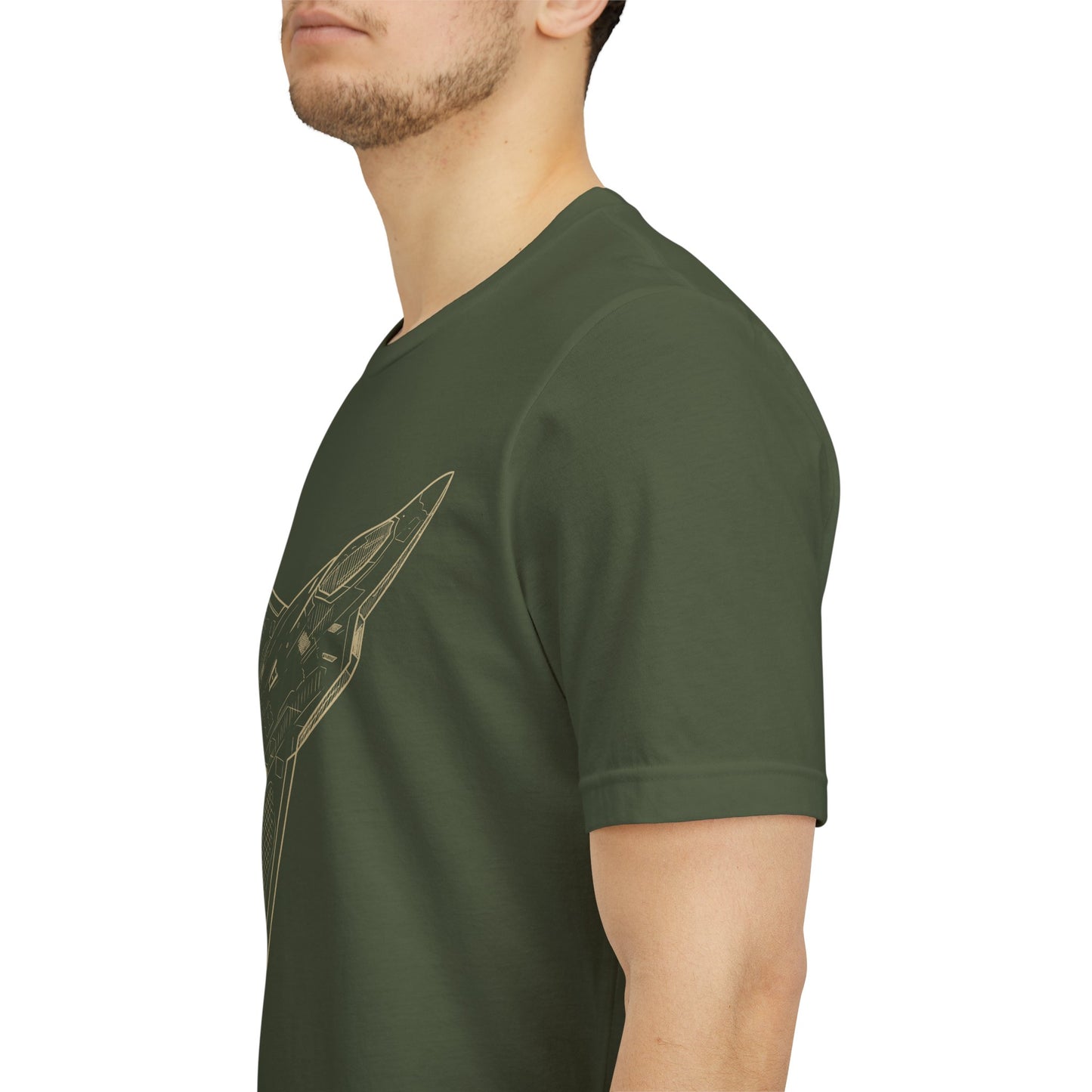 F-22 Raptor Fighter Jet T-Shirt – Stealth Air Superiority Aircraft Tee – Military Aviation Gift for Pilots & Avgeeks