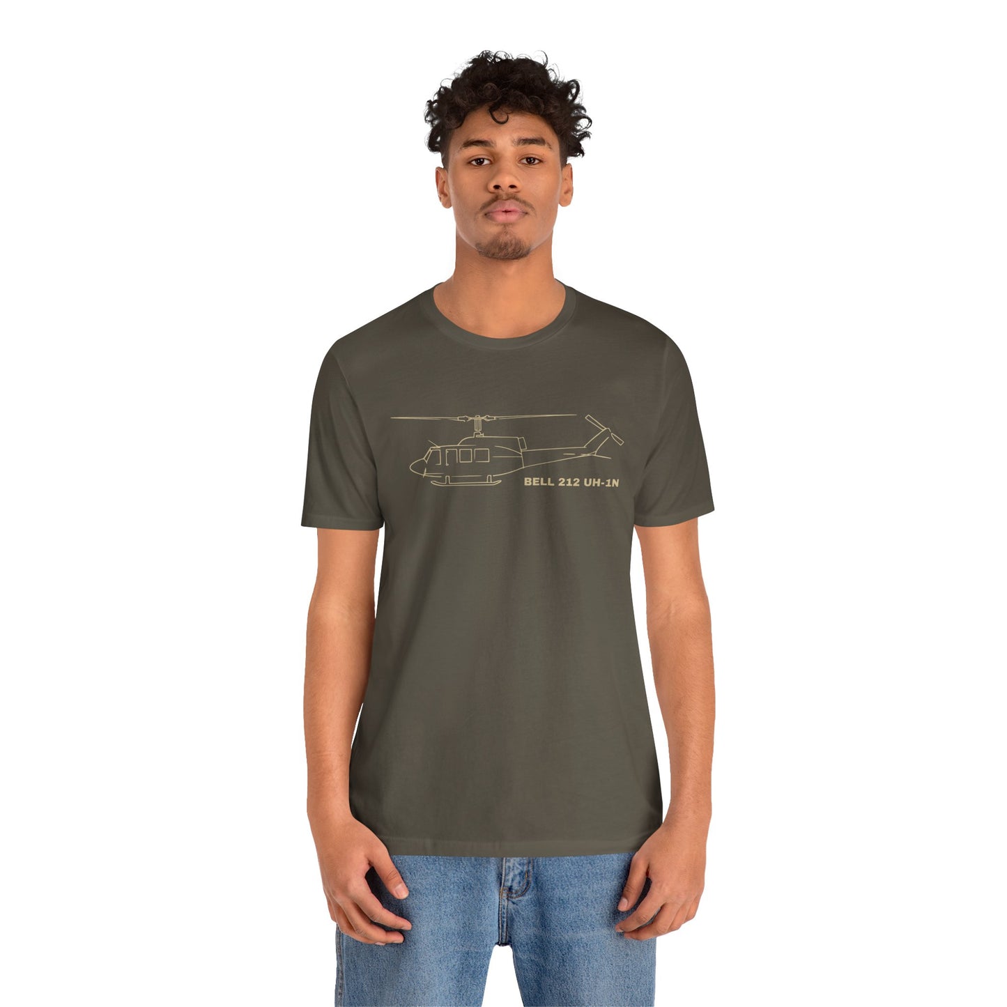 Bell 212 UH-1N Helicopter Shirt – Aviation T-Shirt for Pilots & RC Helicopter Fans – Bella Canvas Unisex Tee