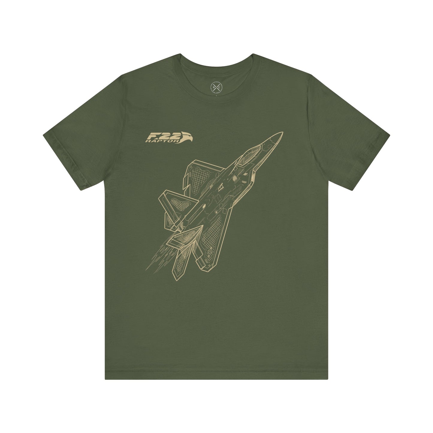 F-22 Raptor Fighter Jet T-Shirt – Stealth Air Superiority Aircraft Tee – Military Aviation Gift for Pilots & Avgeeks