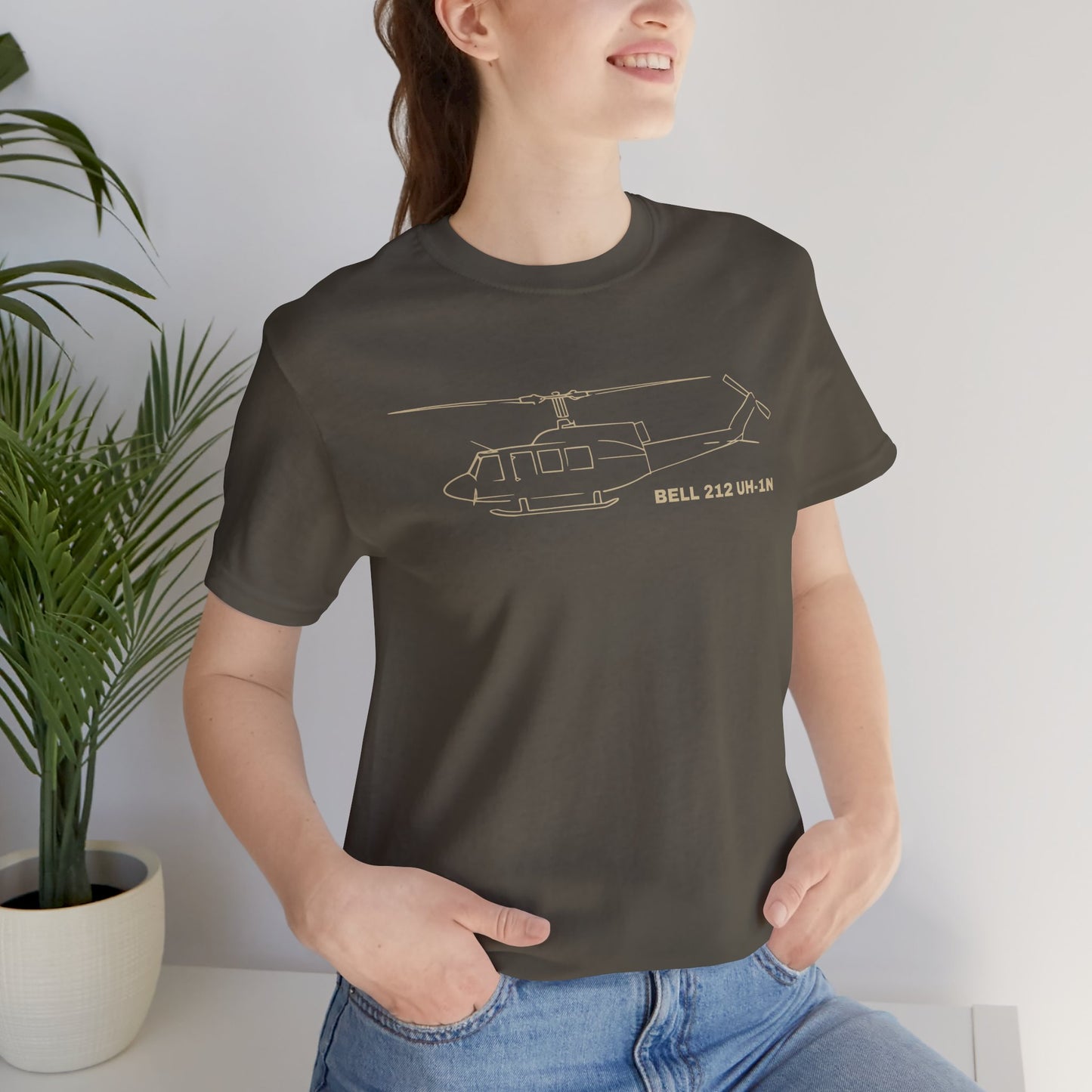 Bell 212 UH-1N Helicopter Shirt – Aviation T-Shirt for Pilots & RC Helicopter Fans – Bella Canvas Unisex Tee