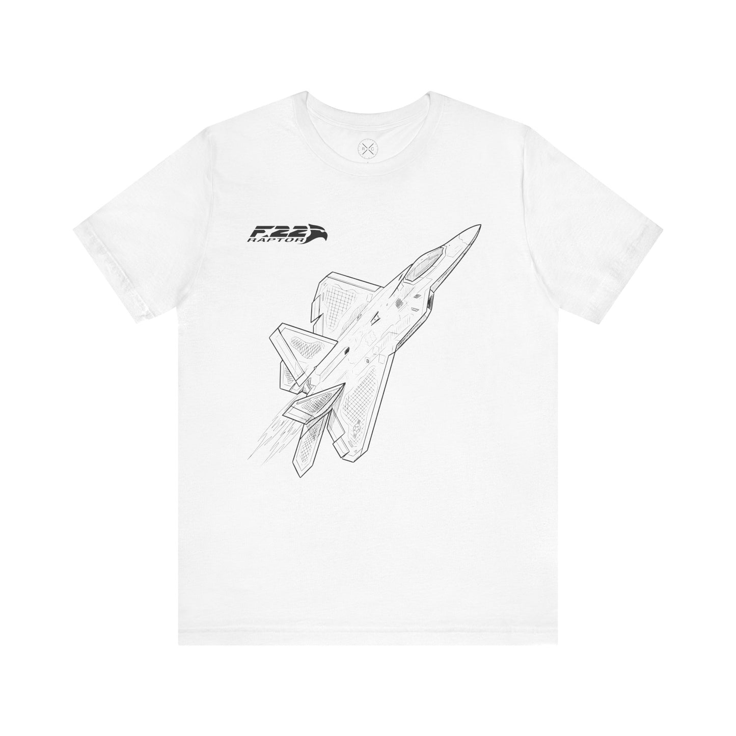 F-22 Raptor Fighter Jet T-Shirt – Stealth Air Superiority Aircraft Tee – Military Aviation Gift for Pilots & Avgeeks