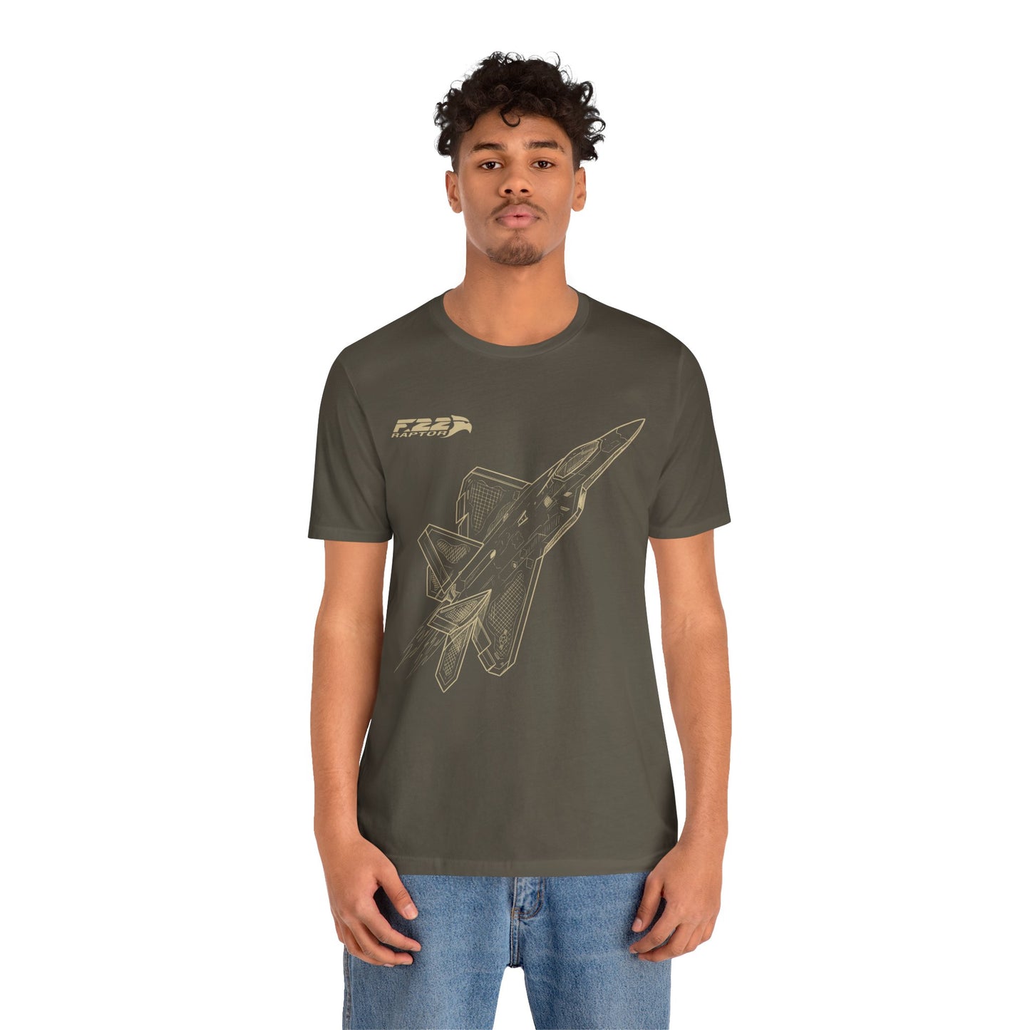 F-22 Raptor Fighter Jet T-Shirt – Stealth Air Superiority Aircraft Tee – Military Aviation Gift for Pilots & Avgeeks