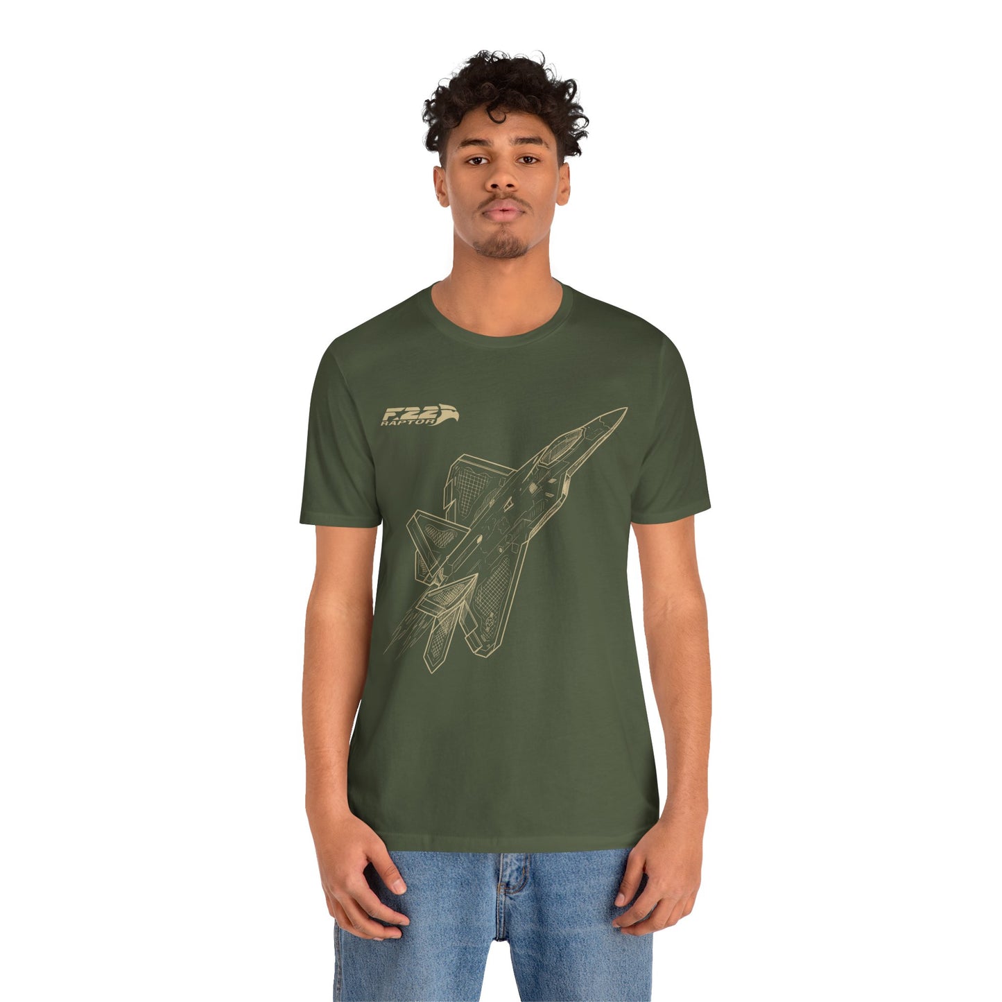 F-22 Raptor Fighter Jet T-Shirt – Stealth Air Superiority Aircraft Tee – Military Aviation Gift for Pilots & Avgeeks