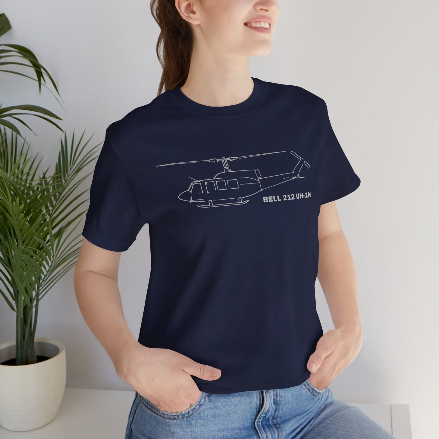 Bell 212 UH-1N Helicopter Shirt – Aviation T-Shirt for Pilots & RC Helicopter Fans – Bella Canvas Unisex Tee