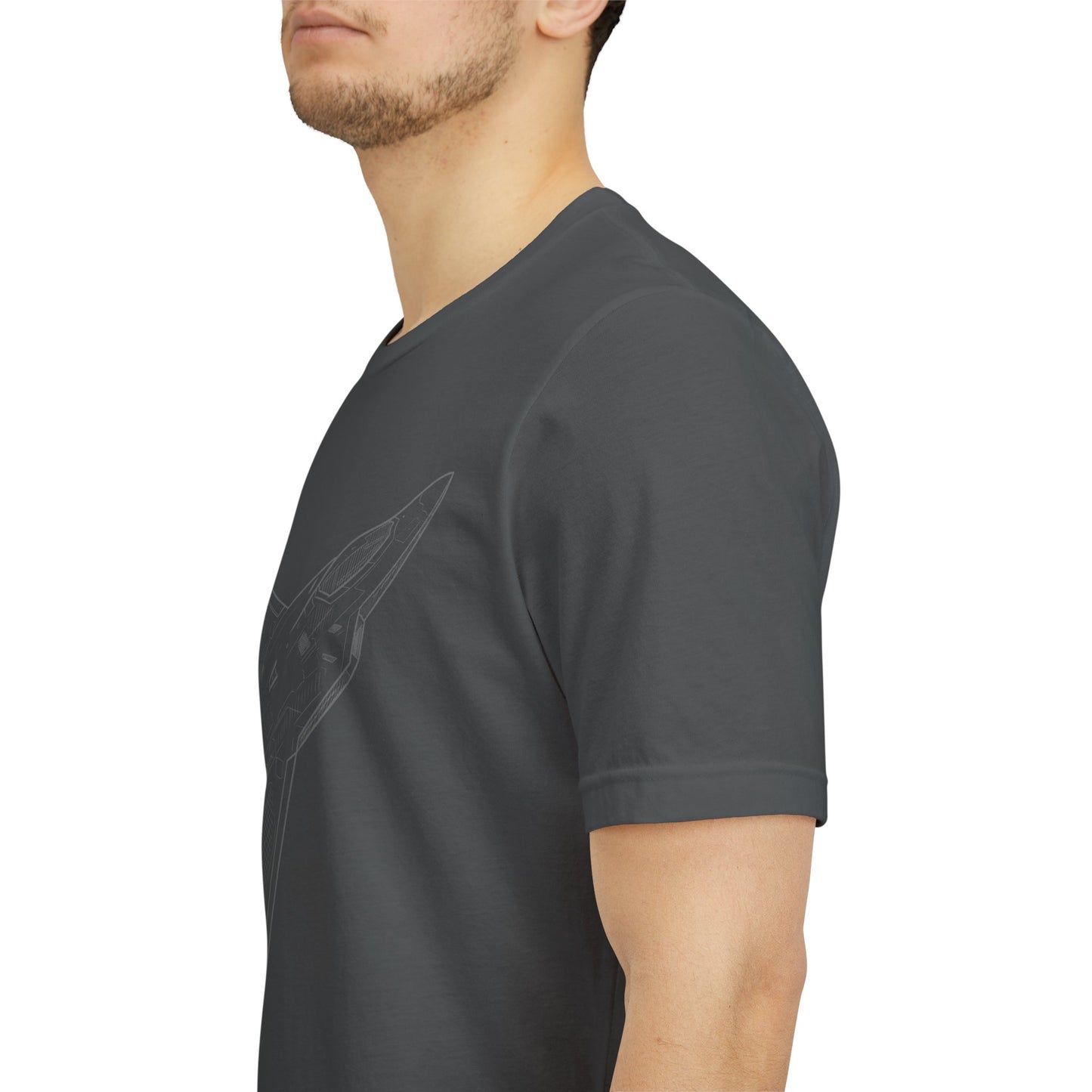 F-22 Raptor Fighter Jet T-Shirt – Stealth Air Superiority Aircraft Tee – Military Aviation Gift for Pilots & Avgeeks