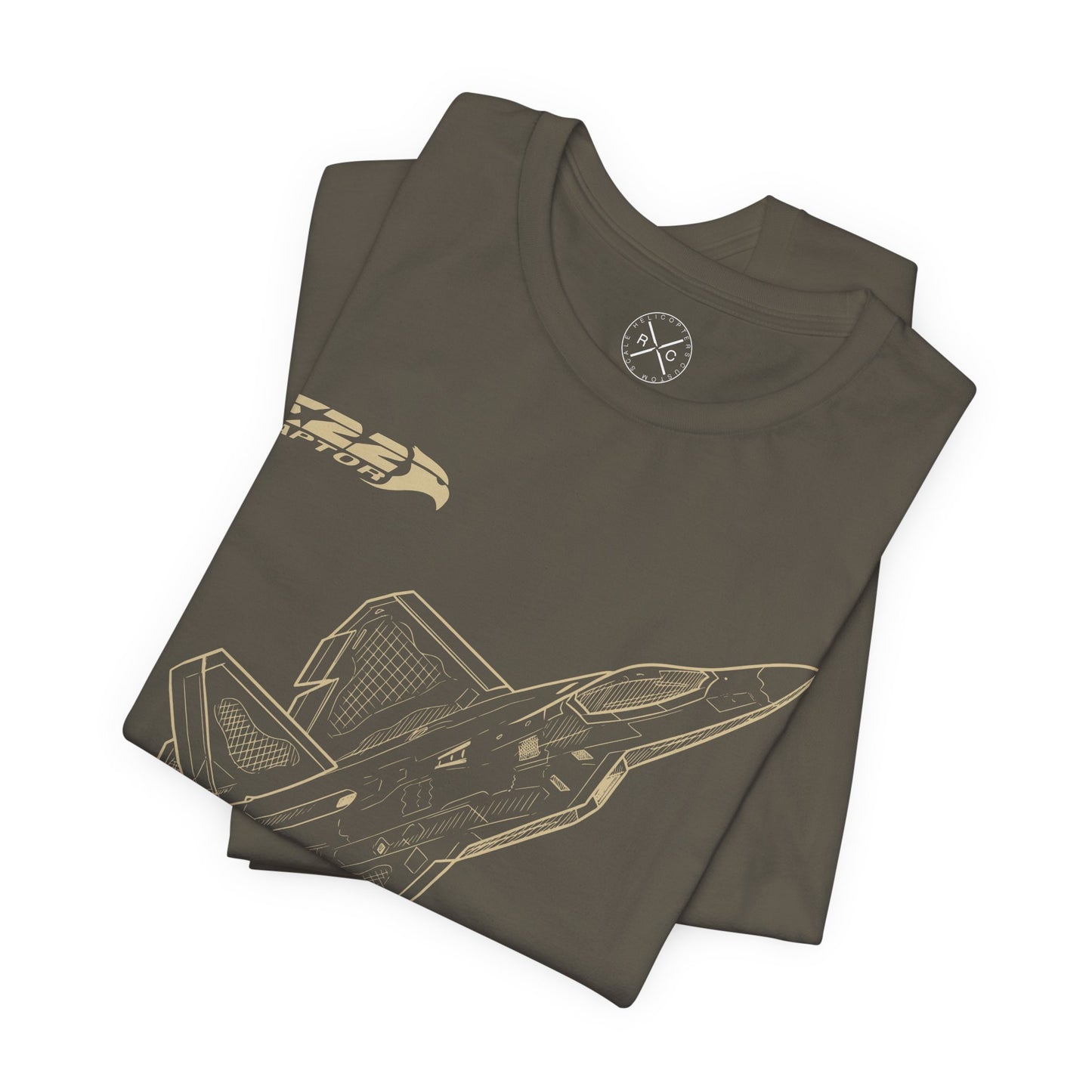 F-22 Raptor Fighter Jet T-Shirt – Stealth Air Superiority Aircraft Tee – Military Aviation Gift for Pilots & Avgeeks