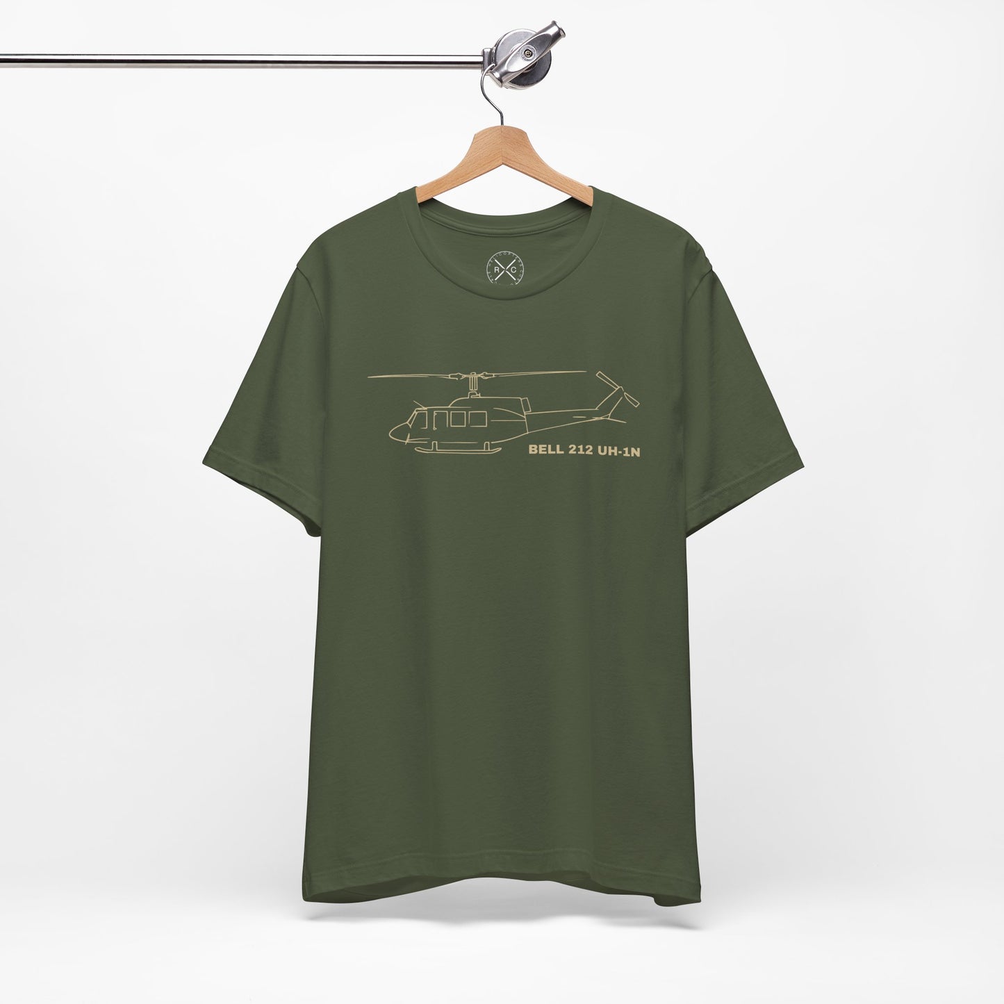 Bell 212 UH-1N Helicopter Shirt – Aviation T-Shirt for Pilots & RC Helicopter Fans – Bella Canvas Unisex Tee