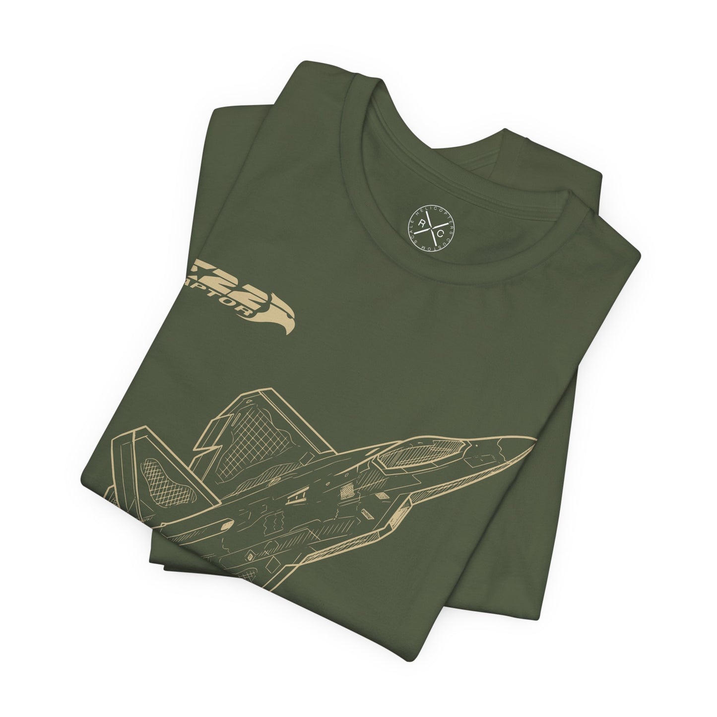 F-22 Raptor Fighter Jet T-Shirt – Stealth Air Superiority Aircraft Tee – Military Aviation Gift for Pilots & Avgeeks