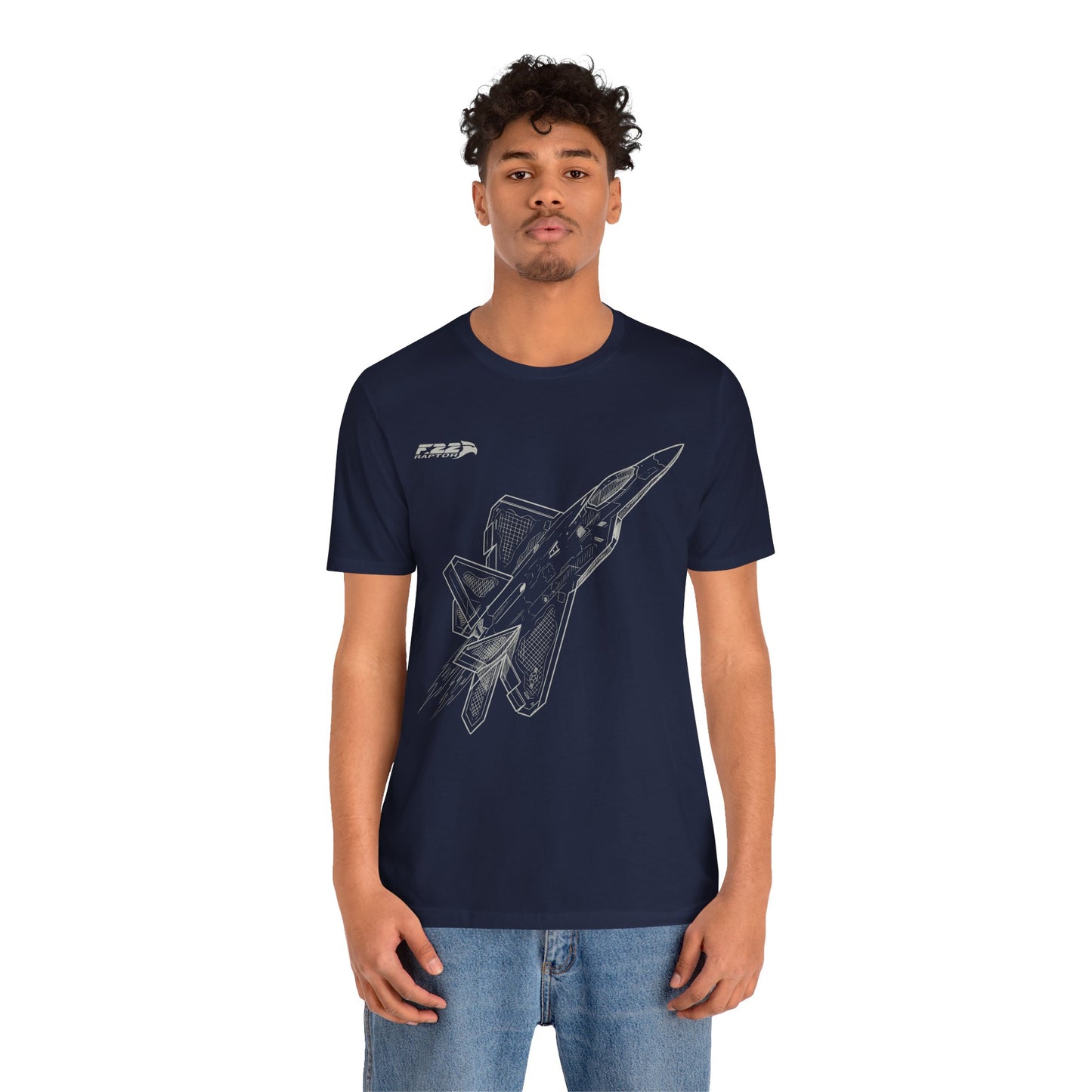 F-22 Raptor Fighter Jet T-Shirt – Stealth Air Superiority Aircraft Tee – Military Aviation Gift for Pilots & Avgeeks