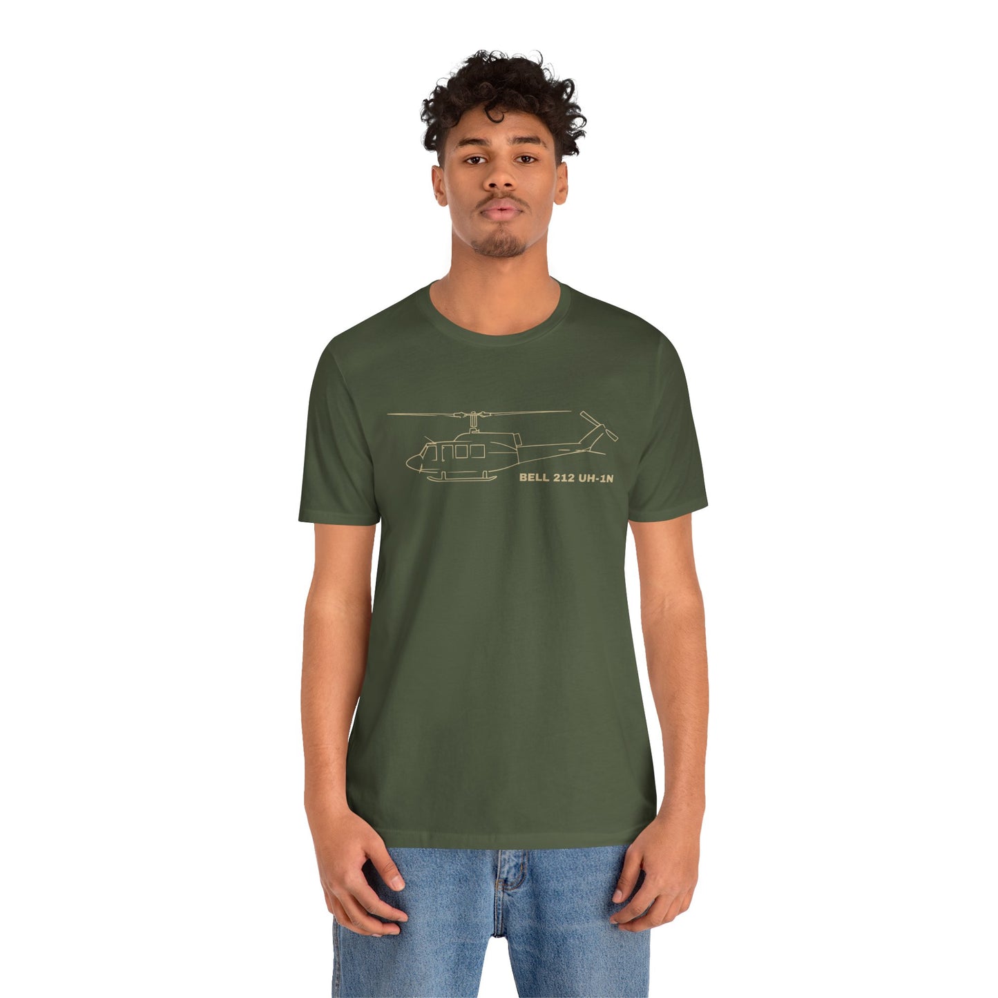 Bell 212 UH-1N Helicopter Shirt – Aviation T-Shirt for Pilots & RC Helicopter Fans – Bella Canvas Unisex Tee