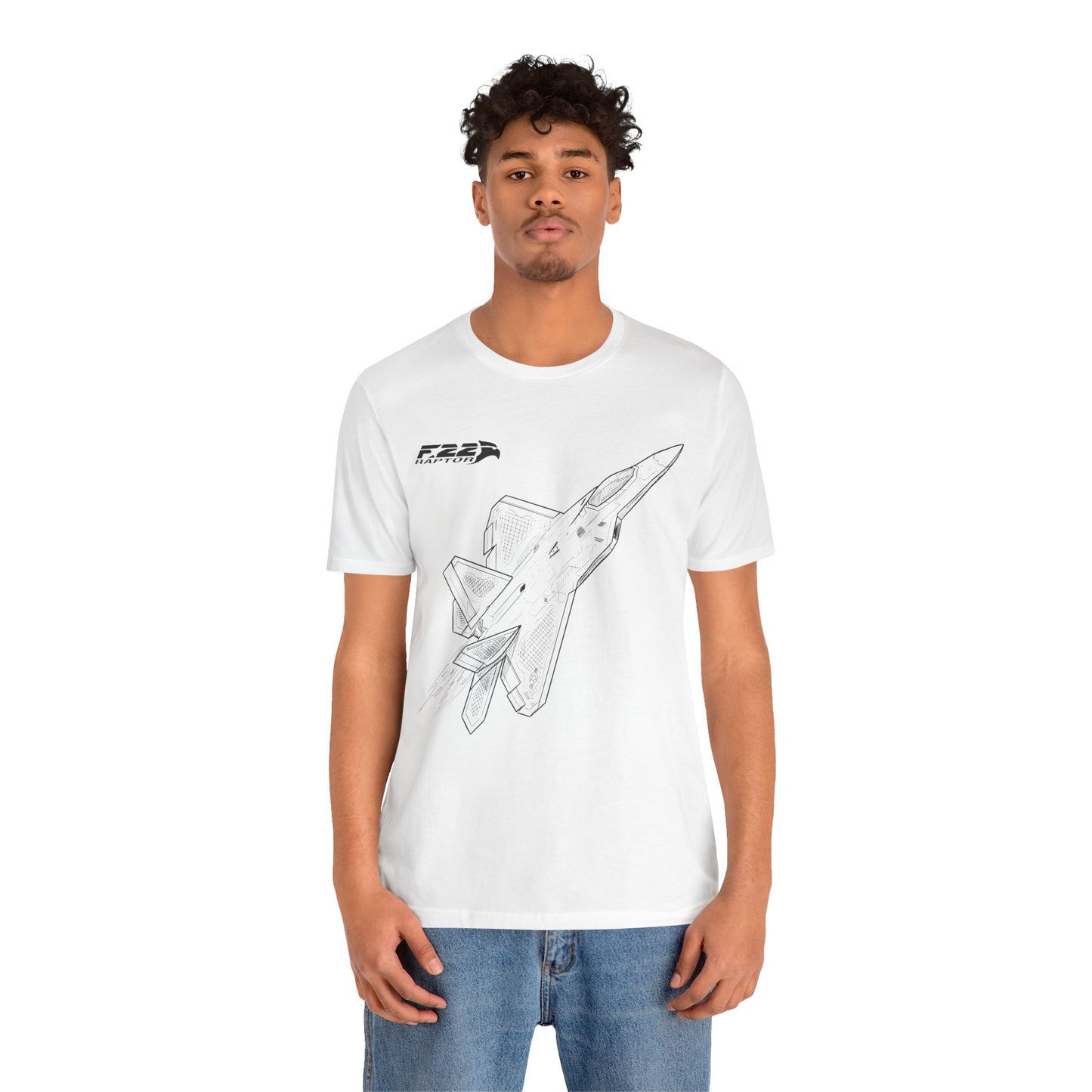 F-22 Raptor Fighter Jet T-Shirt – Stealth Air Superiority Aircraft Tee – Military Aviation Gift for Pilots & Avgeeks
