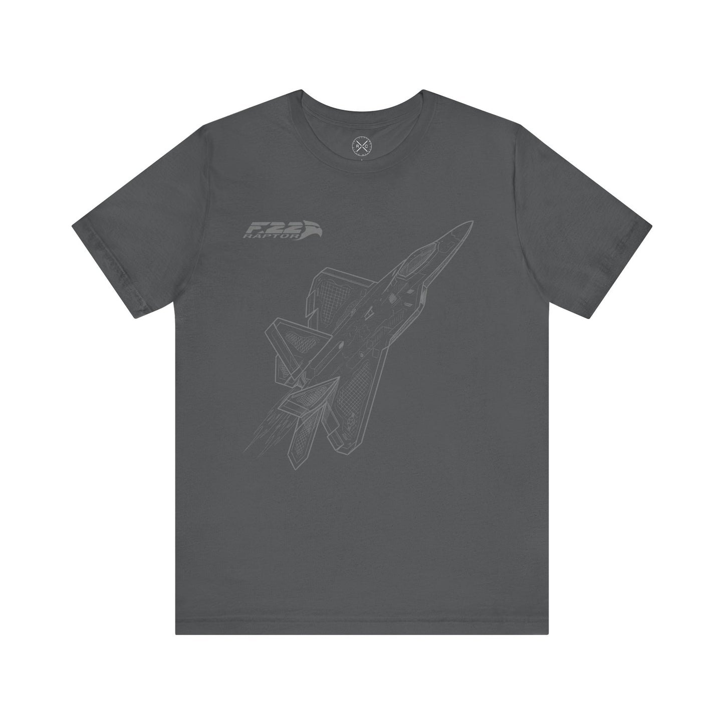 F-22 Raptor Fighter Jet T-Shirt – Stealth Air Superiority Aircraft Tee – Military Aviation Gift for Pilots & Avgeeks