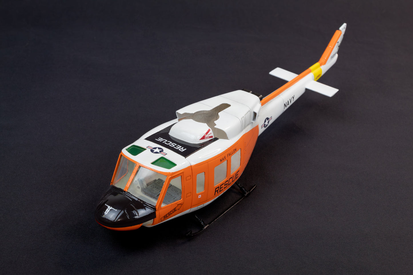 Bell 212 UH-1N Navy Rescue RC Scale Helicopter Replica for OMPHobby M1 and others 100's Size