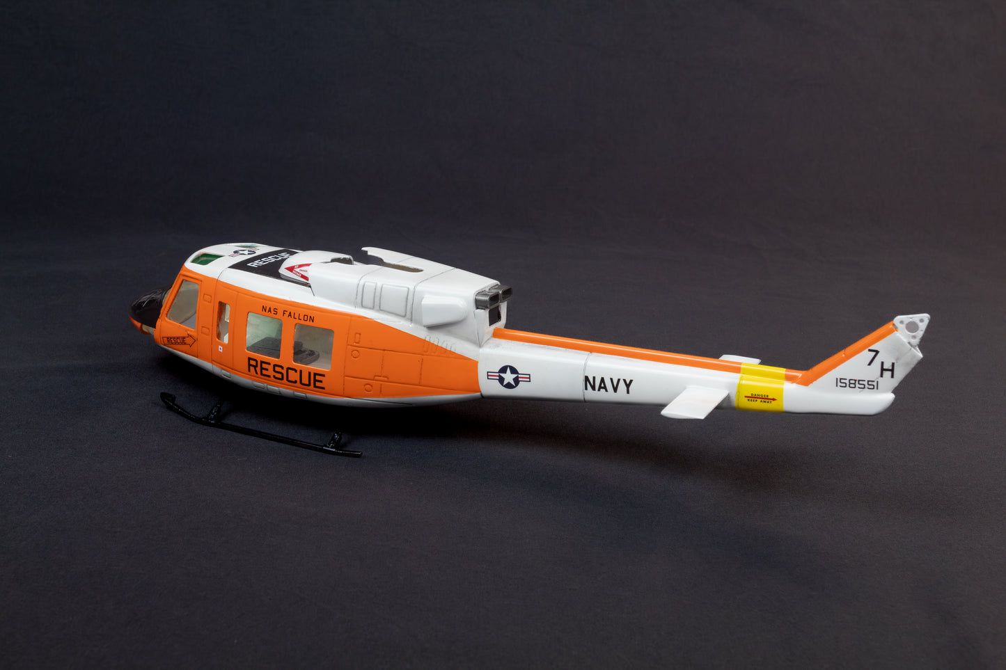 Bell 212 UH-1N Navy Rescue RC Scale Helicopter Replica for OMPHobby M1 and others 100's Size