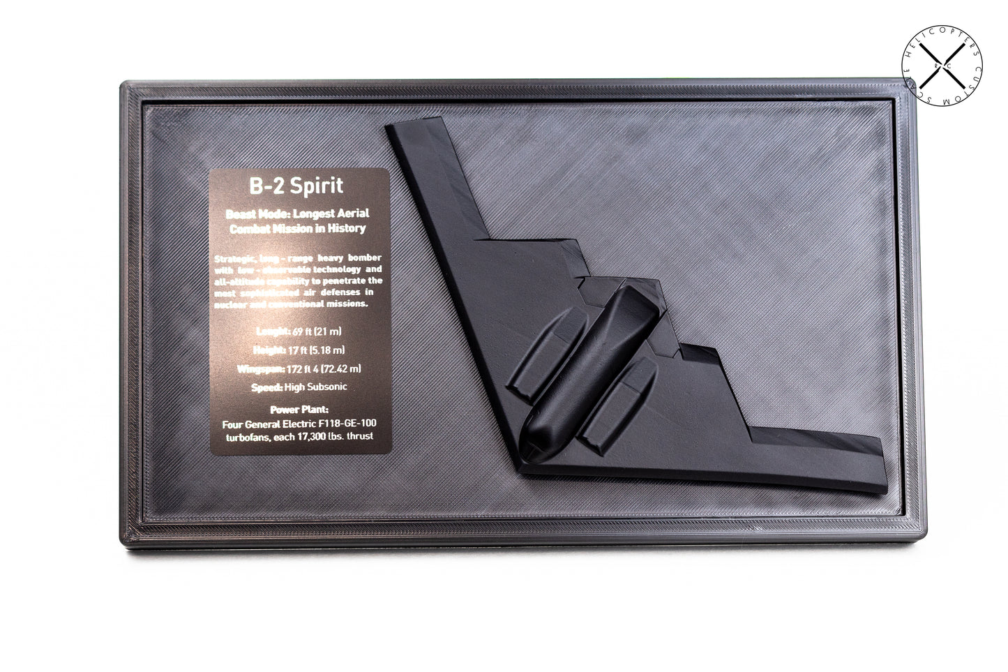 B2 Spirit display frame for desk or wall