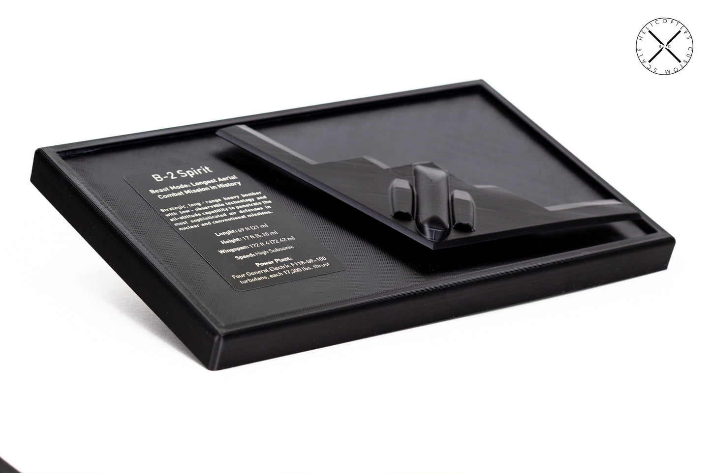 B2 Spirit display frame for desk or wall