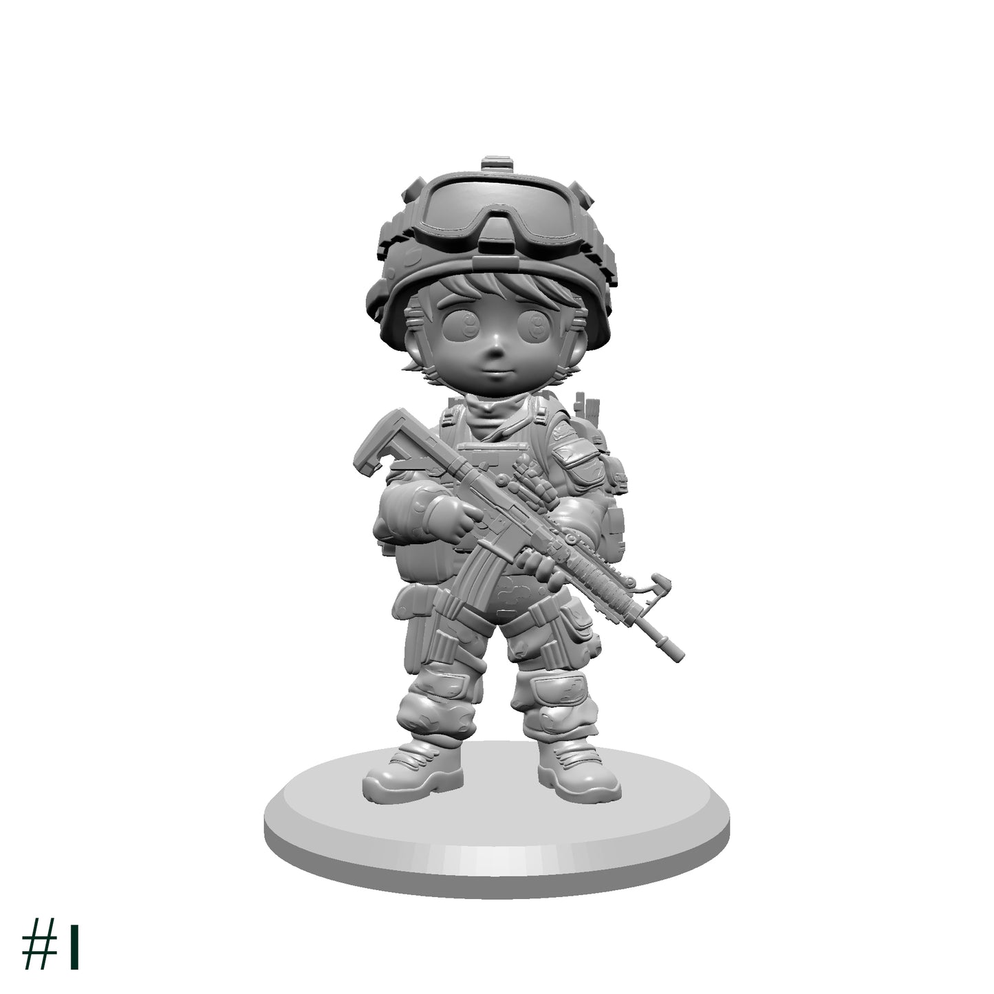 Toy Soldiers STL Bundle – 9 Miniature Soldier Models – Army Figures for 3D Printing – Tabletop Miniatures