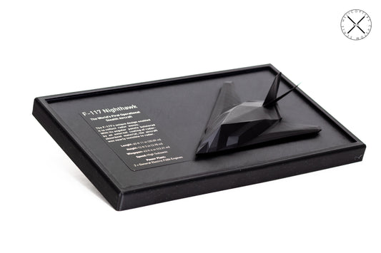 F-117A Nighthawk display frame for desk or wall